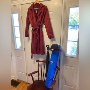 Mary Poppins Halloween Costume with Authentic Parrot Umbrella